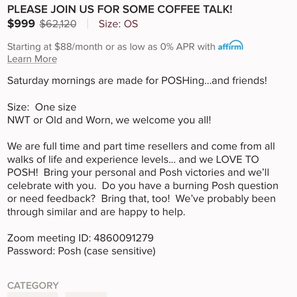 Pls LIKE NEW listing & JOIN US SAT 11/14 @10amET - Picture 4 of 5